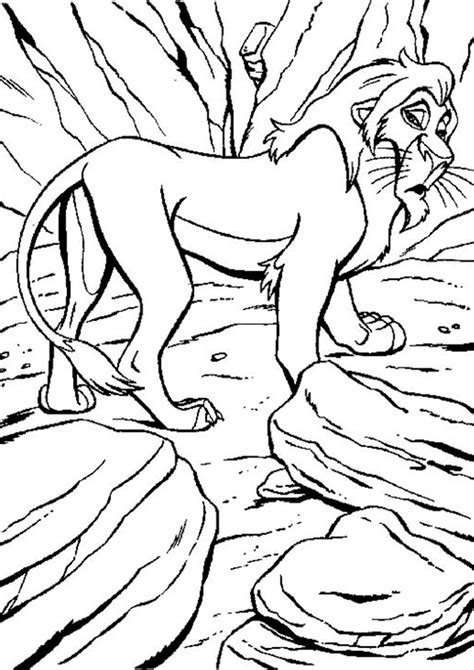 Free & Easy To Print Lion King Coloring Pages - Tulamama