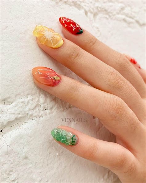 31 Cute Fruit Nail Art Designs - Ak Pal Kitchen