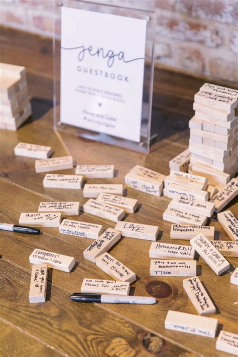 Pin on Wedding ️ in 2024 | Jenga wedding, Jenga guest book, Wedding ...
