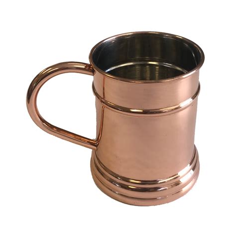 4-1/4" Moscow Mule Copper Mug- Antique Vintage Style - Schooner Bay Company