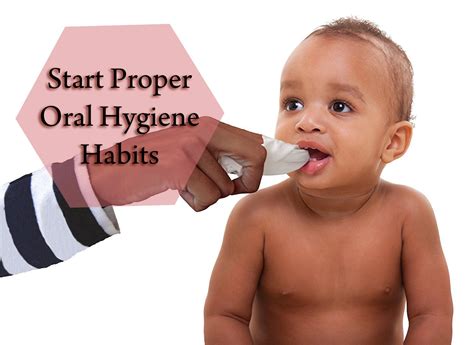 Gently clean your infant's gums and newly erupting first teeth after ...