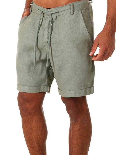 Pin by L1zyun on men | Mens linen shorts, Mens linen, Flax shorts