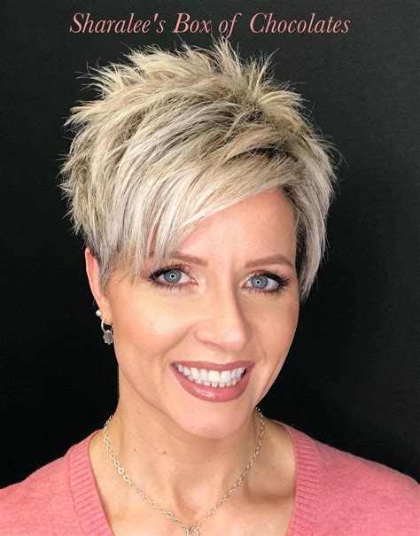 Pin on Short Haircuts | Edgy short hair, Short silver hair, Messy short ...