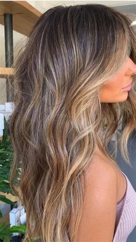 Brown hair with babylights mocha balayage dark brown brunette hair with ...