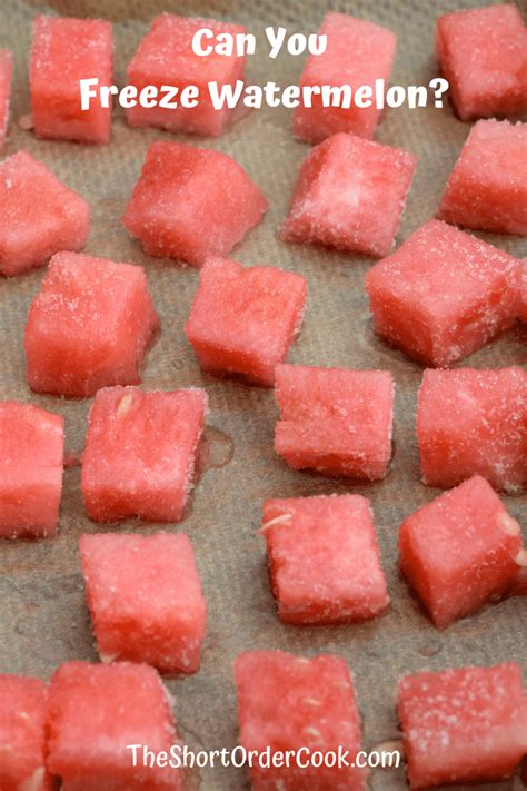 How to Freeze Watermelon? - The Short Order Cook