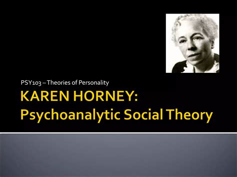 Horney's theory | PPT