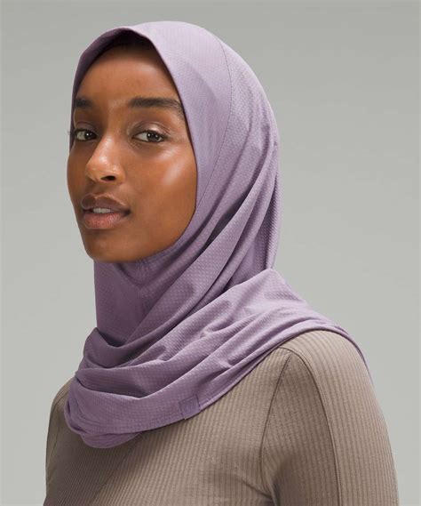 Lululemon Womens Pull-On-Style Hijab - Purple Ash - lulu fanatics