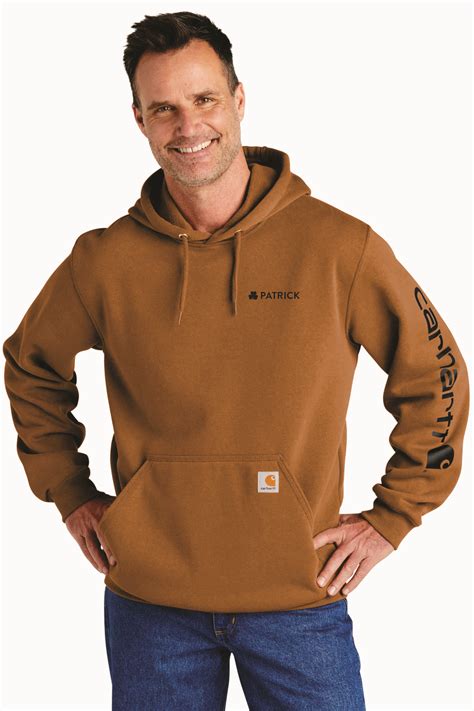 Carhartt® Midweight Hooded Logo Sweatshirt-EMB-SW-112