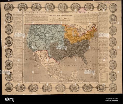 Non Slave United States Maps