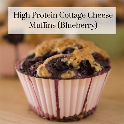 High Protein Cottage Cheese Muffins (Blueberry) - Mom Nutritionist