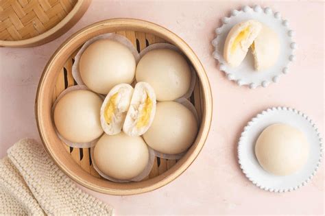 Steamed Custard Buns – Eat, Little Bird