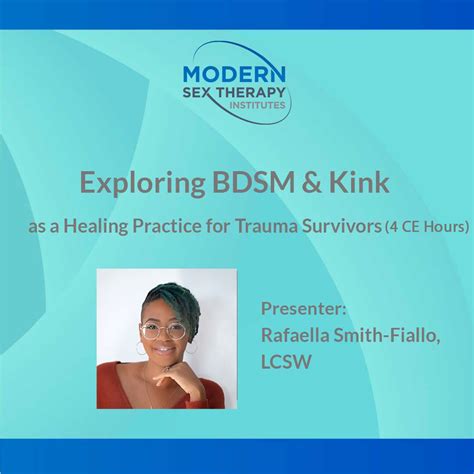 Exploring BDSM & Kink as a Healing Practice for Trauma Survivors (4CE ...