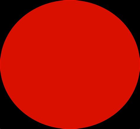 Download A Red Circle With Black Background [100% Free] - FastPNG