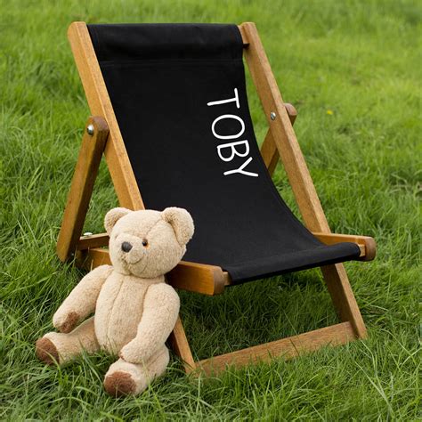 personalised children's deckchair by jonny's sister ...