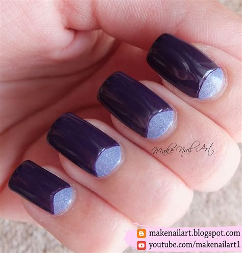 Half Moons Nail Art Design (31DC2016)