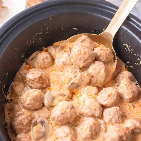 How to make Crock Pot Meatball Stroganoff Recipe