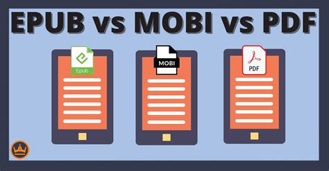 EPUB vs. MOBI vs. PDF: Which Book Format Should You Use? | Kindlepreneur