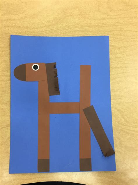 Letter H Crafts Deas Preschool And Kindergarten