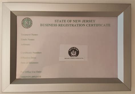 New Jersey Business Registration & Certificate Process - Service ...