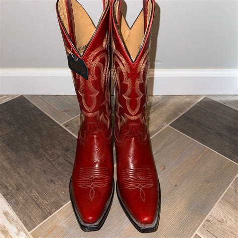 Boot Barn worn once women's red cowboy boots, size 6 in 2024 | Red ...