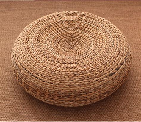 Amazon.com: JIXINHE Round Woven Floor Pillow,Straw Flat Seat Cushion ...