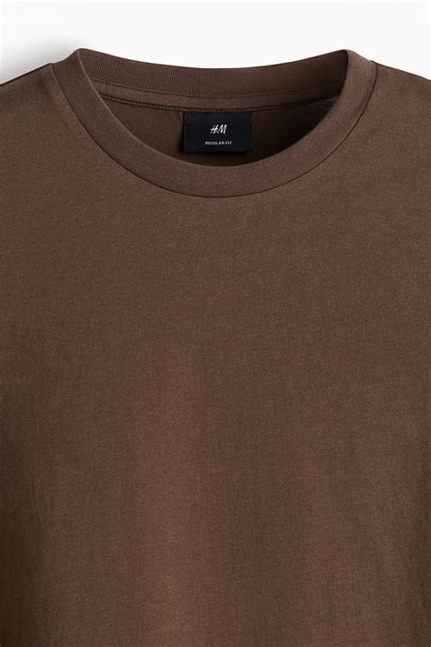3-pack Regular Fit Tees - White/Brown - Men | H&M AU