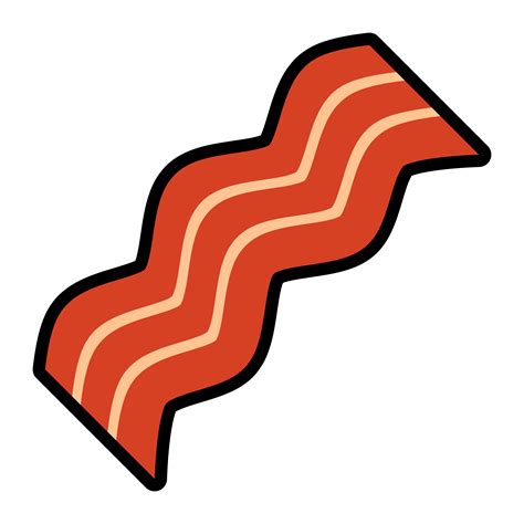 Bacon vector icon 553450 Vector Art at Vecteezy