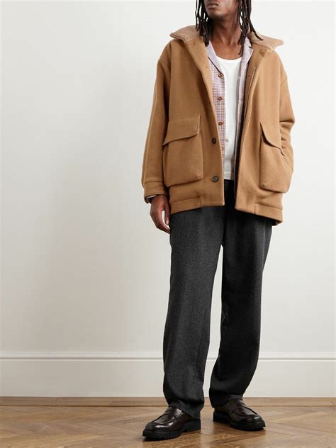 A Kind Of Guise - Jona Fleece-Lined Wool and Cashmere-Blend Coat ...