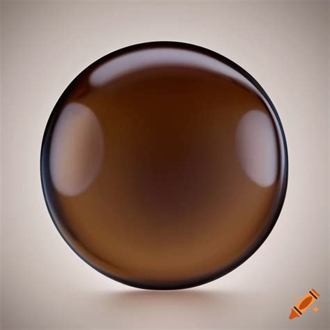 Dark brown glass circle pattern