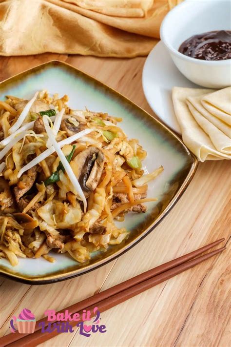 Best Moo Shu Pork Recipe with Homemade Pancakes | Bake It With Love