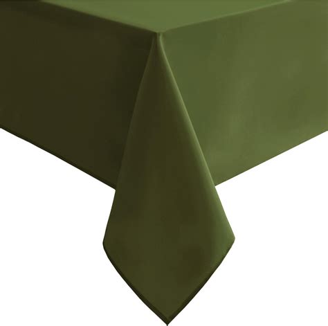 Amazon.com: Hiasan Olive Green Tablecloth for Rectangle Tables ...