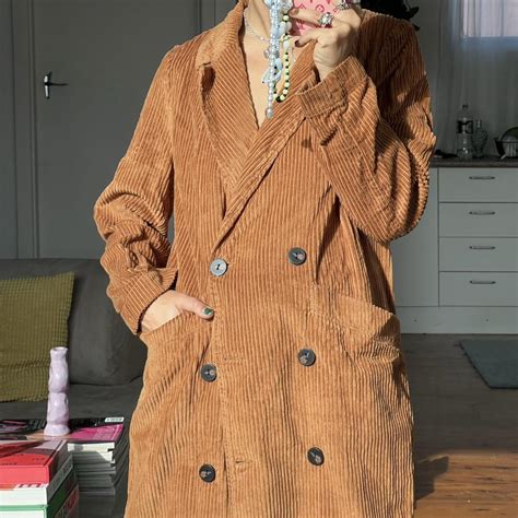 Women's Tan Coat | Depop