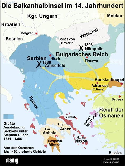 cartography, historical maps, middle ages, the Balkans, 14th century, historic, historical ...