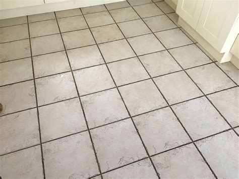 Deep Cleaning Ceramic Tile and Grout in a Leatherhead Kitchen - Tiling ...