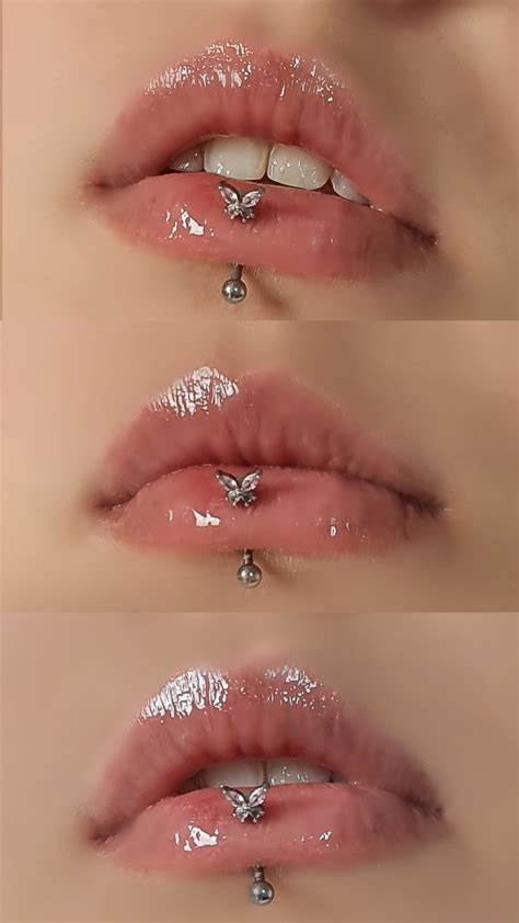 vertical labret | Lip piercing jewelry, Piercings, Lip piercing