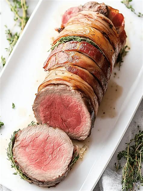 Ultimate Bacon Wrapped Beef Tenderloin - Deliciously Juicy