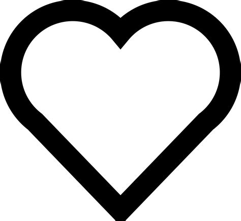 Outline Heart Template