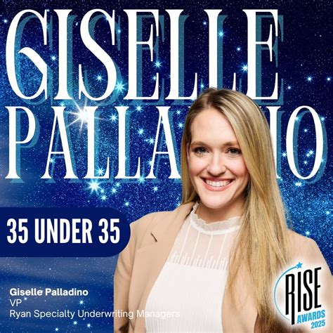 So proud of my amazing wife, Giselle, for making the RISE 35 Under 35 ...