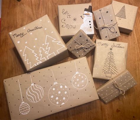25 beautiful brown paper christmas wrapping ideas – Artofit