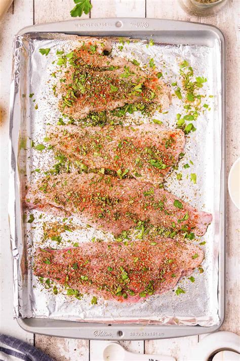 Baked Catfish with Herbs Recipe - Lana’s Cooking