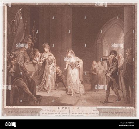 Ophelia (Shakespeare, Hamlet, Act 4, Scene 5), Caroline Watson, 1784 ...