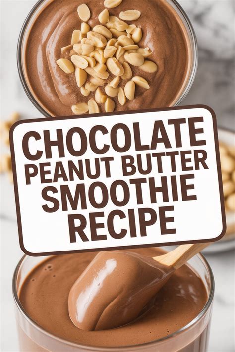 Chocolate Peanut Butter Smoothie Recipe
