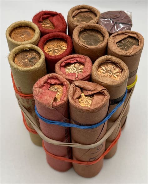 One Cent Roll Lot of 12