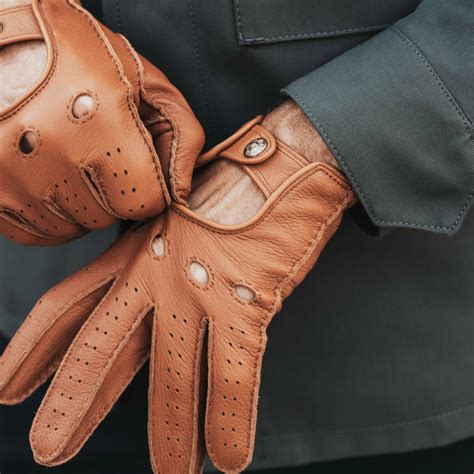 Mens leather driving gloves online