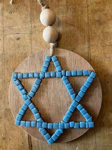 Star of David Glass Mosaic - Etsy