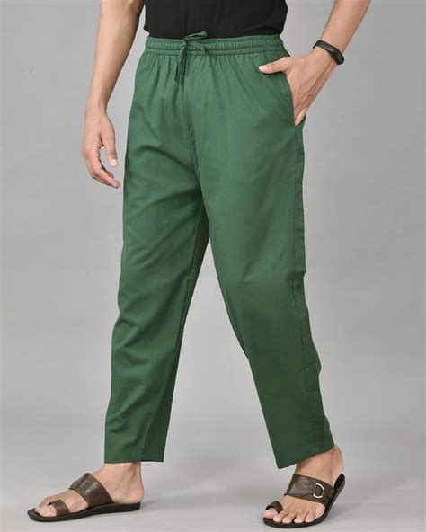 Buy Men's Green Casual Pants Online in India at Bewakoof