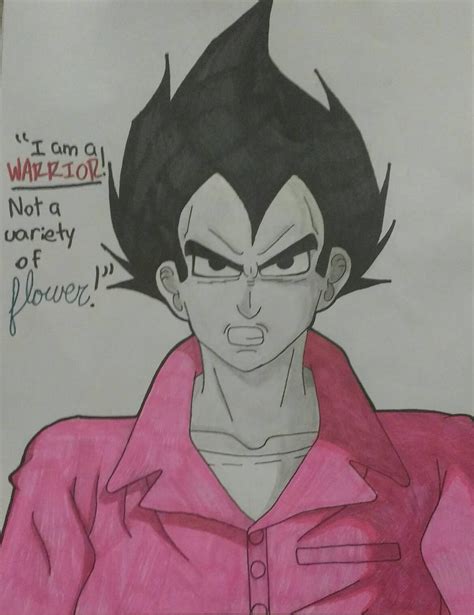 Vegeta Pink Shirt by Undead-Ban on DeviantArt
