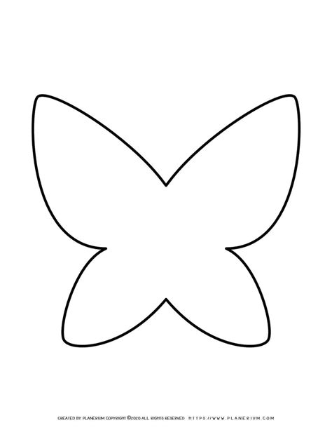 Butterfly Craft Outline at Dale Mack blog