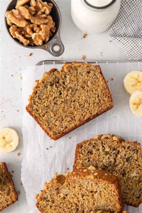 The Best Oat Flour Banana Bread - Meaningful Eats