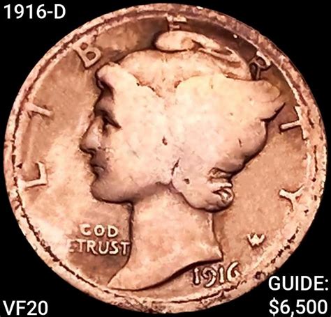 At Auction: 1916-D Mercury Dime